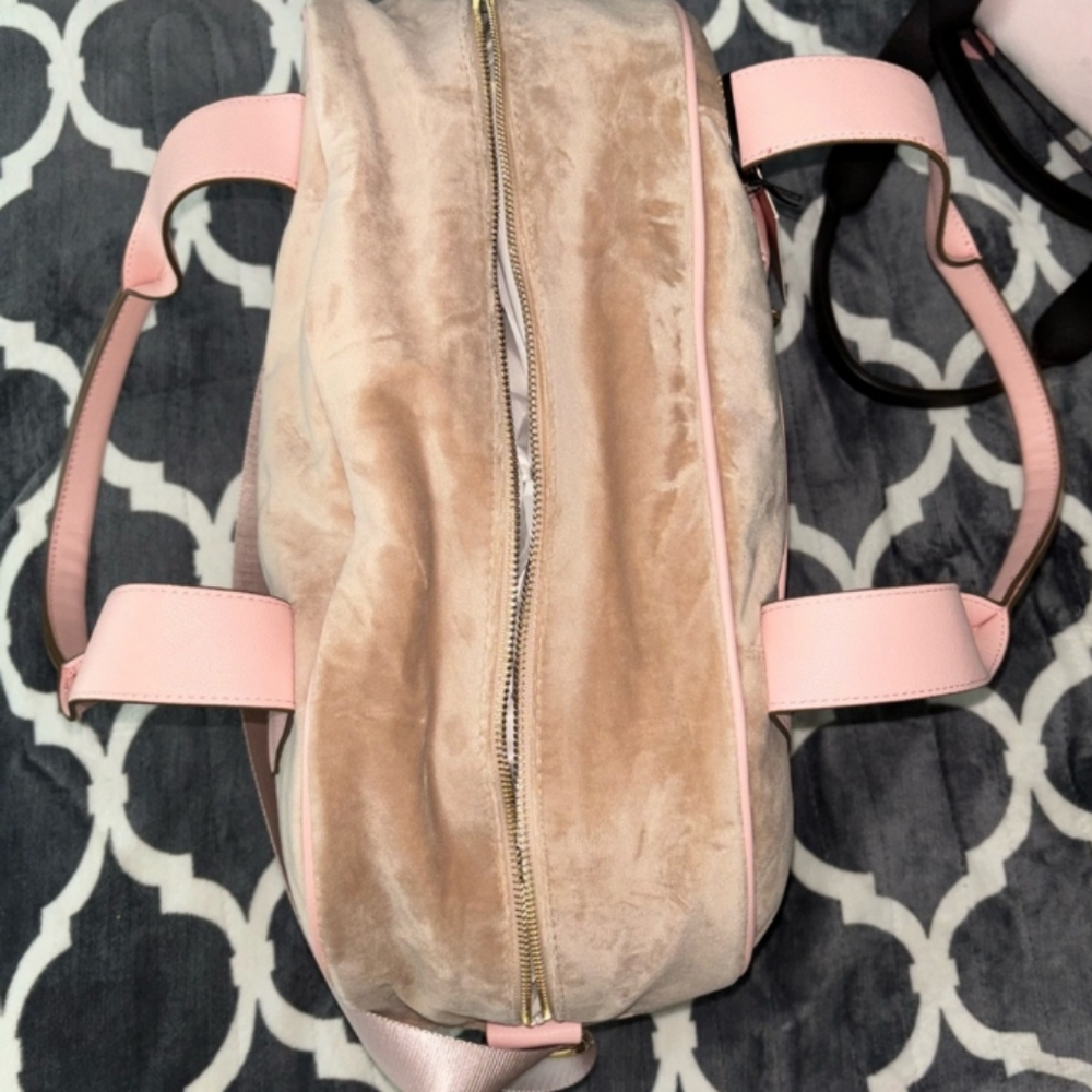 Juicy Couture Pink and Tan Women's Bag NWT COMES WITH A WRISTLET - Picture 2 of 7